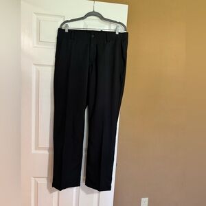 Men’s NIKE Pants, Black, Great Condition, 34x32, Zipper, Flat Front, Belt Loops